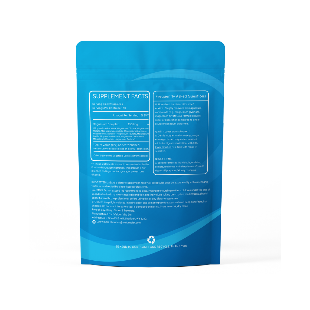 Magnesium 12-in-1 Complex 1500mg